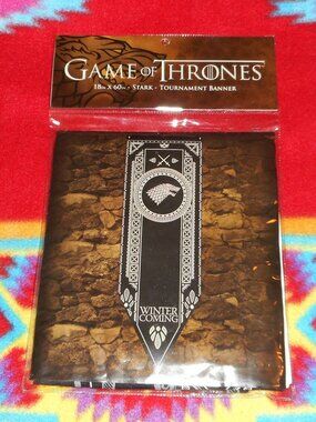 Game of Thrones Stark Winter Coming Tournament Banner (18" X 60") * New!